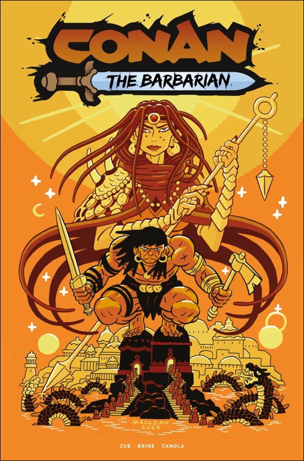 Conan the Barbarian (2023) issue 18-D Andrew MacLean Cover