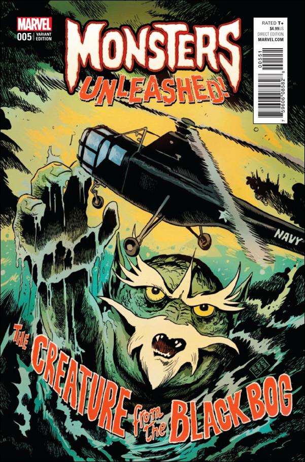 Monsters Unleashed (2017/03) issue 5-E Francesco Francavilla 1950's Movie Poster Cover