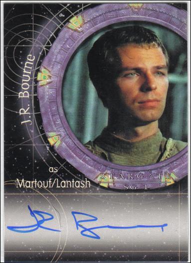 Stargate SG-1: Season 4 (Autograph Subset) card A18 J.R. Bourne as Martouf/Lantash