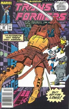 Transformers (1984) issue 60-B Newsstand Cover
