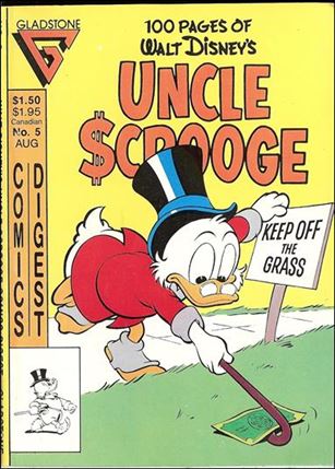 Uncle Scrooge Comics Digest Cover Image 2