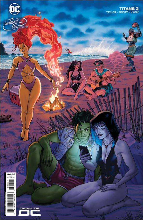 Titans (2023) issue 2-E Joe Quinones Swimsuit Cardstock Cover