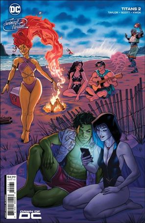 Titans (2023) issue 2-E Joe Quinones Swimsuit Cardstock Cover
