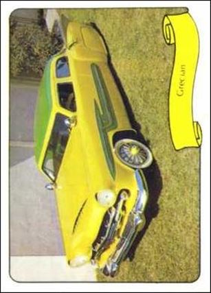 Kustom Cars II (Base Set) card 41-D Grecian(Puzzle Back R Bottom Inner)