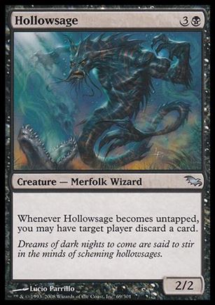 Magic the Gathering: Shadowmoor (Base Set) card 69 Hollowsage