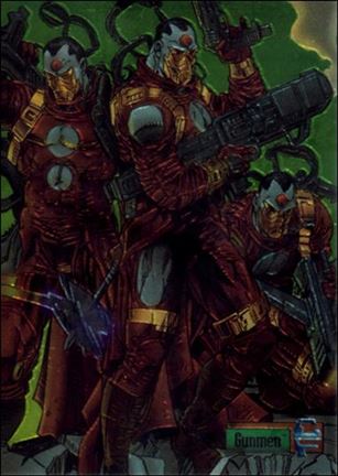 Cyber Force All-Chromium card 52 Gunmen