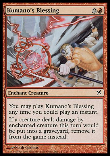 Magic the Gathering: Betrayers of Kamigawa (Base Set) card 111 Kumano's Blessing