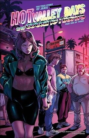 Hot Valley Days and Cocaine Nights issue 1-B Rainbow Delight Cover