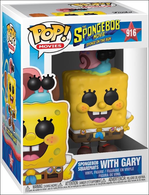 POP! Movies figure 916 Spongebob Squarepants with Gary
