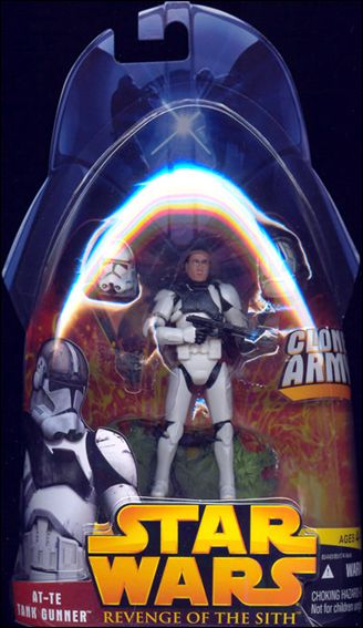 Star Wars: Revenge of the Sith 3 3/4" Basic Action Figures figure 38 AT-TE Tank Gunner (Clone Army)