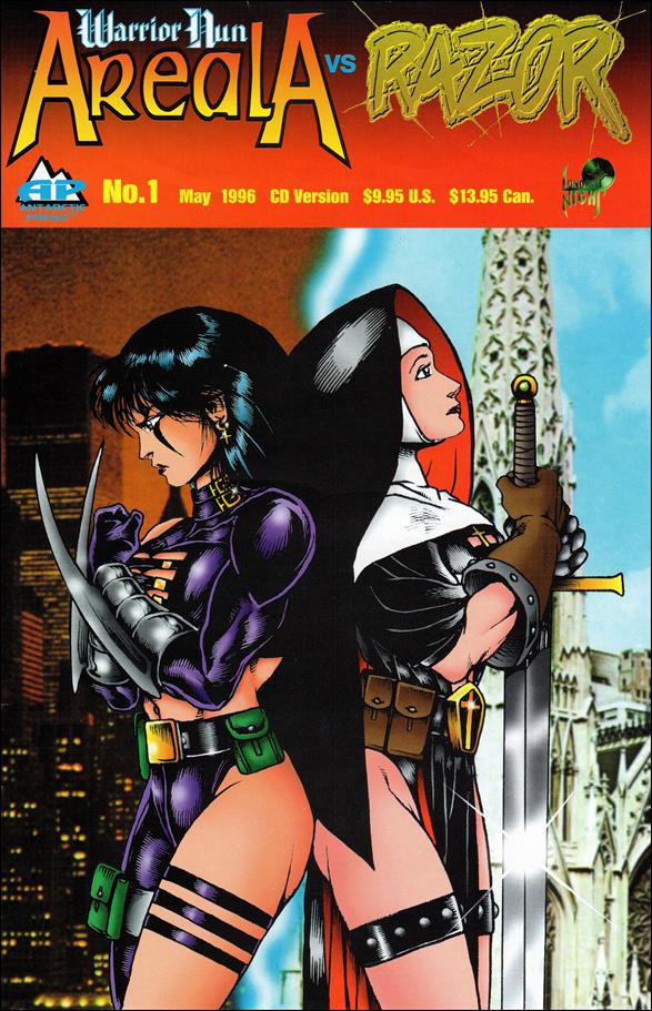 Warrior Nun vs Razor issue 1-C Unbagged CD Edition