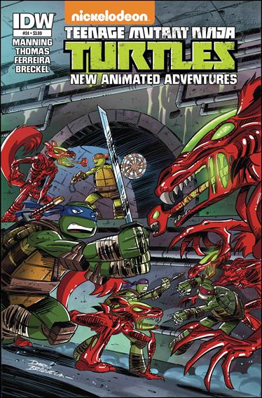 Teenage Mutant Ninja Turtles New Animated Adventures issue 24 Dario Brizuela Cover