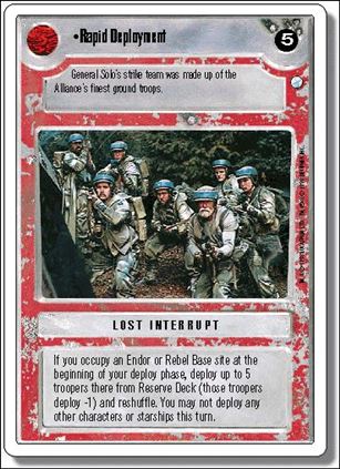 Star Wars: Second Anthology (Base Set) card 5 Rapid Deployment