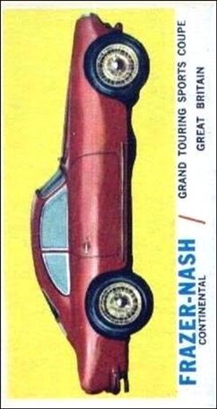 Sports Cars (1961) (Base Set) card 54 Frazer-Nash Continental