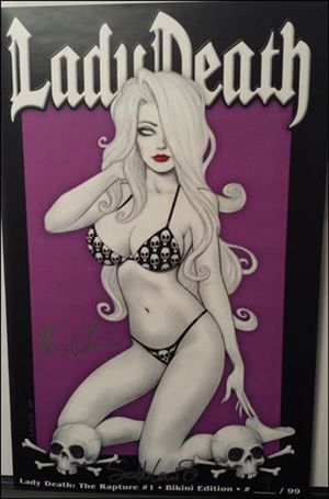 Lady Death: The Rapture issue 1-DO Bikini Edition 1/99 Purple Cover 1/20