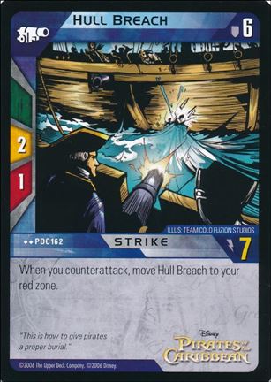 Pirates of the Caribbean - Dead Man's Chest (Base Set) card PDC162 Hull Breach