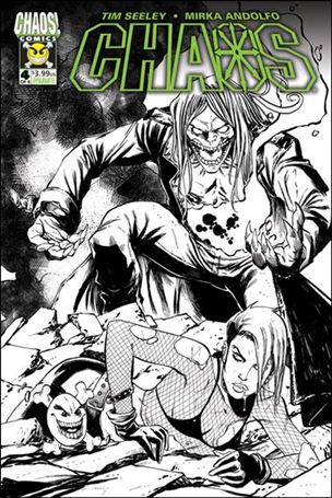 Chaos issue 4-G Tim Seeley 1:50 Black & White Cover