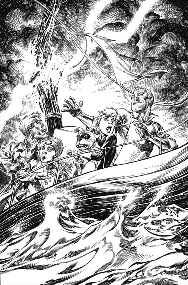 Jonny Quest (2024) issue 1-U Tom Raney Line Art Virgin 1:50 Cardstock Cover