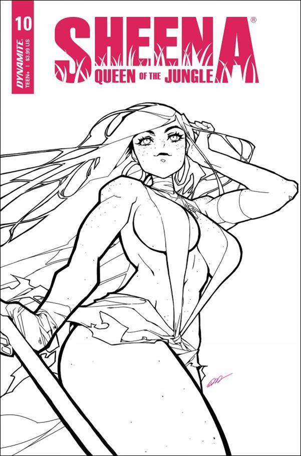 Sheena: Queen of the Jungle (2021) issue 10-G Rose Besch 1:20 B&W Cover