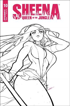 Sheena: Queen of the Jungle (2021) issue 10-G Rose Besch 1:20 B&W Cover