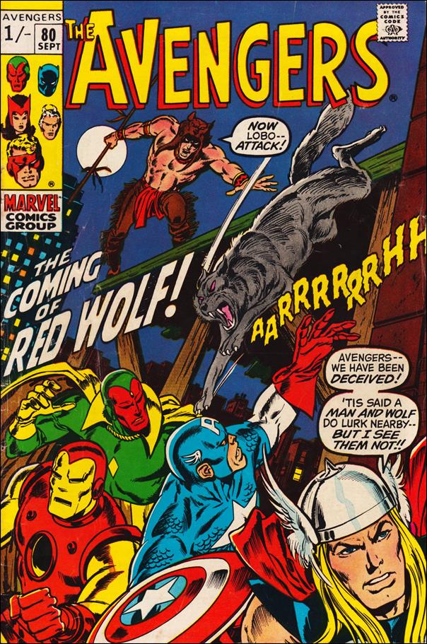 Avengers (1963) issue 80-B UK Price Cover