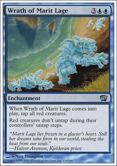 Magic the Gathering: 8th Edition (Base Set) card 115 Wrath of Marit Lage