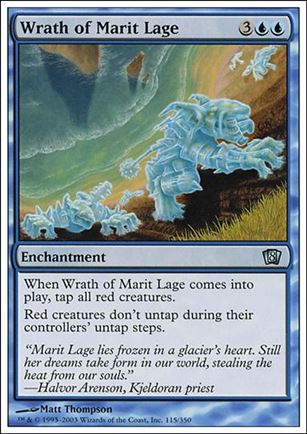 Magic the Gathering: 8th Edition (Base Set) card 115 Wrath of Marit Lage