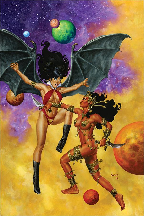Vampirella/Dejah Thoris issue 3-G Joe Jusko 1:10 Virgin Cover