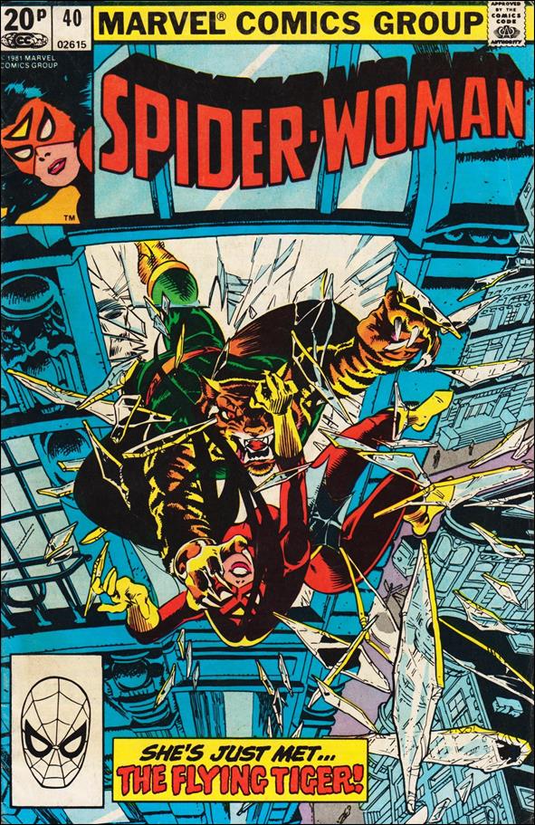 Spider-Woman (1978) issue 40-B UK Price Cover