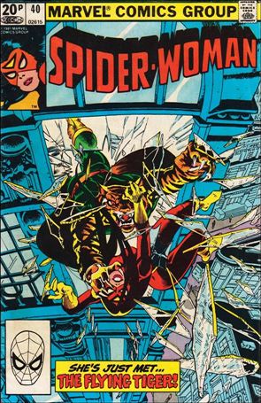 Spider-Woman (1978) issue 40-B UK Price Cover
