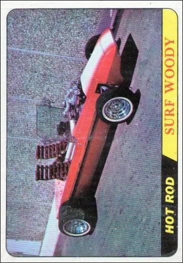 Hot Rods (Base Set) card 22 Surf Woody (Orange Back)