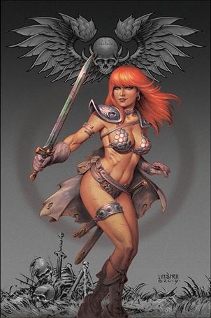 Red Sonja (2019) issue 14-U Joseph Michael Linsner Limited Virgin Cover