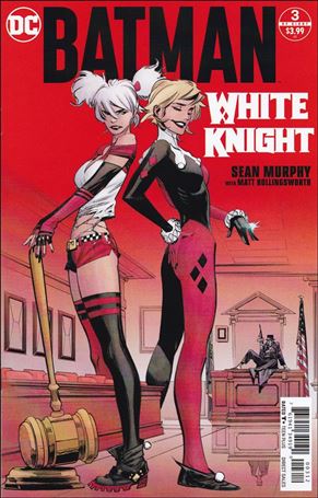 Batman: White Knight issue 3-C Harley Quinn Red Cover (2nd Printing)