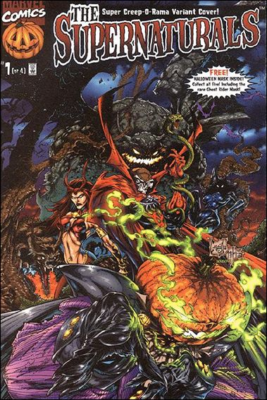 Supernaturals issue 1-I Creep-O-Rama Cover w/ Satana Mask Insert