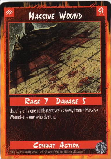 Rage Limited (Base Set) card 164 Massive Wound 