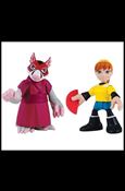 Teenage Mutant Ninja Turtles: Half-Shell Heroes figure 8-B Splinter & April (Loose)