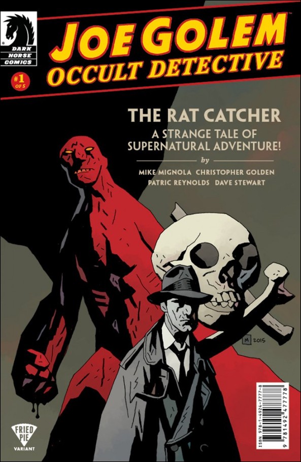 Joe Golem: Occult Detective issue 1-B Retailer Exclusive Mike Mignola Polybagged Cover