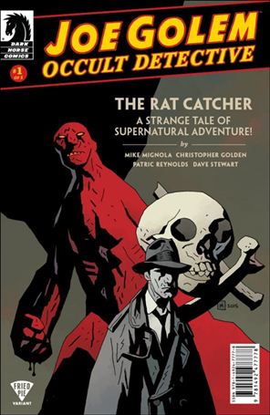 Joe Golem: Occult Detective issue 1-B Retailer Exclusive Mike Mignola Polybagged Cover