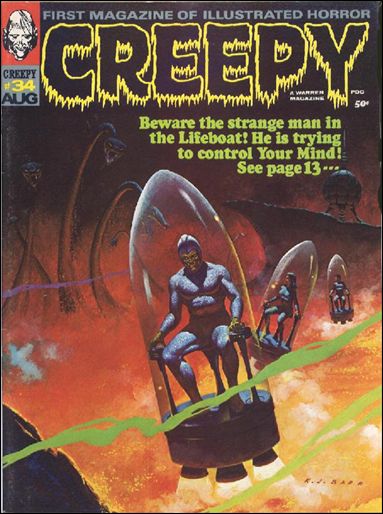 Creepy issue 34 Ken Barr Cover