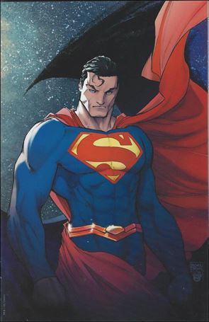 Dark Nights: Metal issue 1-SG Michael Turner Superman Connecting Virgin Cover