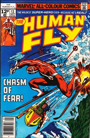 Human Fly issue 13-B UK Price Cover