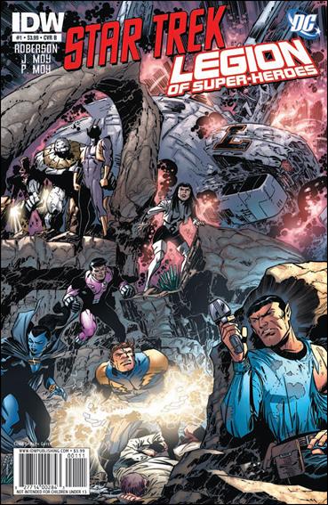 Star Trek/Legion of Super-Heroes issue 1-B Keith Giffen Cover 1:5