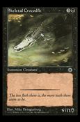 Magic the Gathering: Portal (Base Set) card 110 Skeletal Crocodile