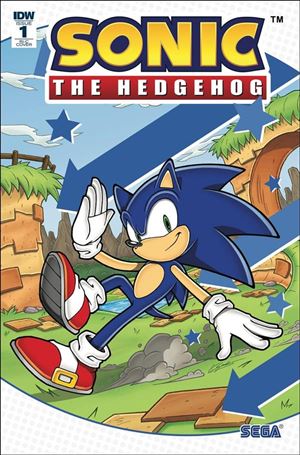 Sonic the Hedgehog (2018) issue 1-E Kieran Gates 1:100 Cover