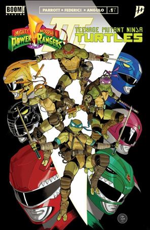 Mighty Morphin Power Rangers / Teenage Mutant Ninja Turtles III issue 1-B Dan Mora Cover