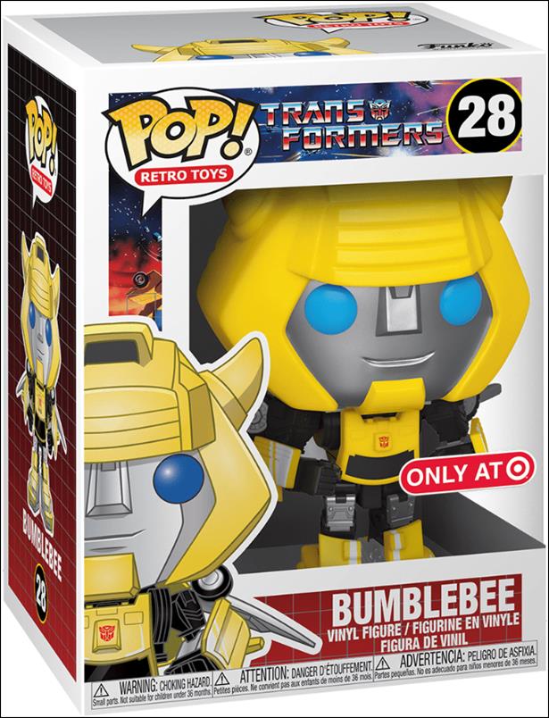 POP! Retro Toys figure 28 Bumblebee Target Exclusive