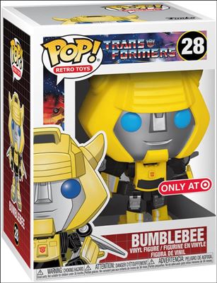 POP! Retro Toys figure 28 Bumblebee Target Exclusive