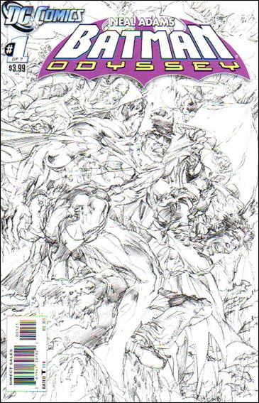 Batman: Odyssey (2011) issue 1-B Neal Adams 1:10 Black and White Cover