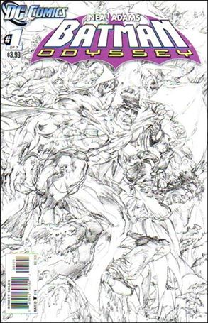 Batman: Odyssey (2011) issue 1-B Neal Adams 1:10 Black and White Cover