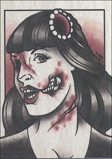 Bettie Page Private Collection (Zombie Subset) card 0